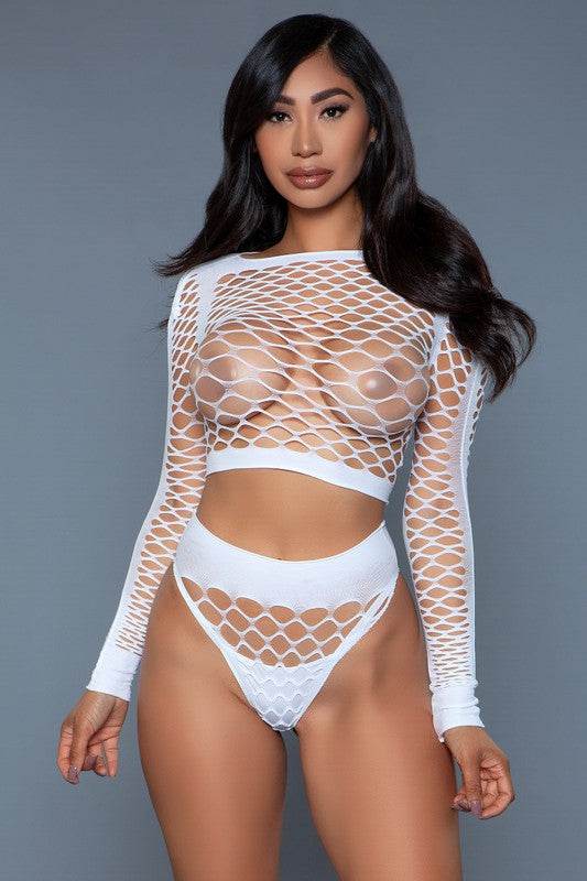 Play With Me Bodystocking White - Shop Style & More | Fresh Looks, Everyday Deals & Free Shipping