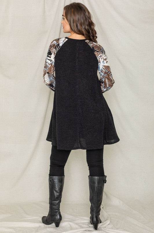 Tropical Sleeve A line Tunic Dress - Shop Style & More | Fresh Looks, Everyday Deals & Free Shipping