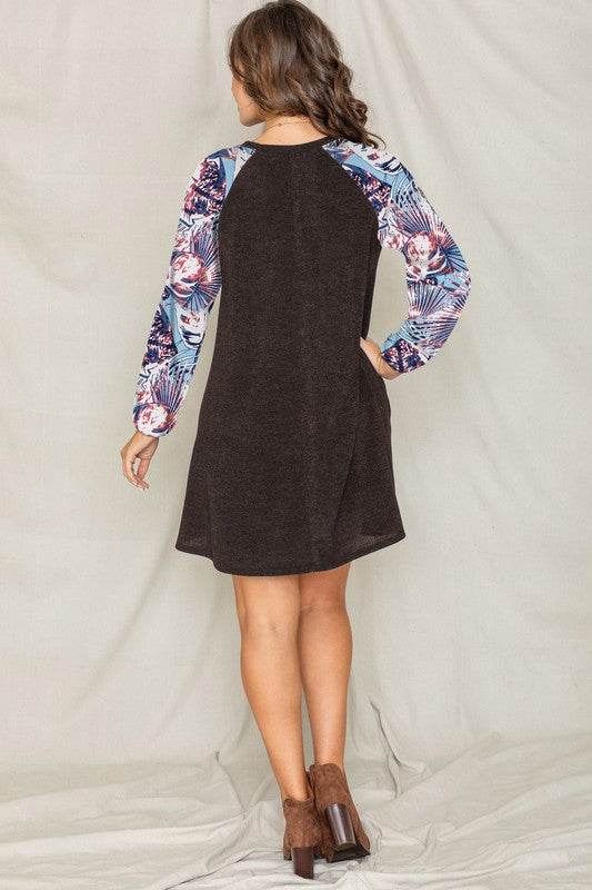 Tropical Sleeve A line Tunic Dress - Shop Style & More | Fresh Looks, Everyday Deals & Free Shipping
