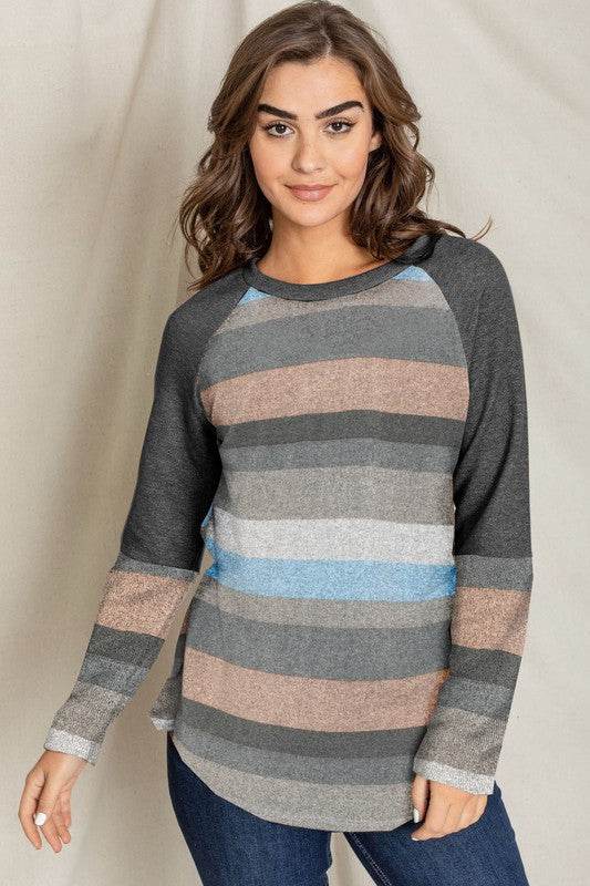 Multi Stripe Tunic - Shop Style & More | Fresh Looks, Everyday Deals & Free Shipping