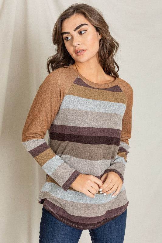 Multi Stripe Tunic - Shop Style & More | Fresh Looks, Everyday Deals & Free Shipping