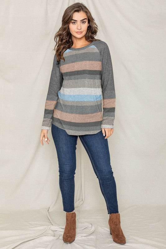 Multi Stripe Tunic - Shop Style & More | Fresh Looks, Everyday Deals & Free Shipping