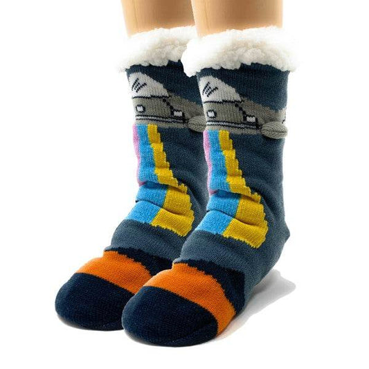 Kids Sherpa Slipper Sock -UFO Real - Shop Style & More | Fresh Looks, Everyday Deals & Free Shipping