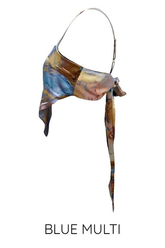 Printed satin bandana top - Shop Style & More | Fresh Looks, Everyday Deals & Free Shipping