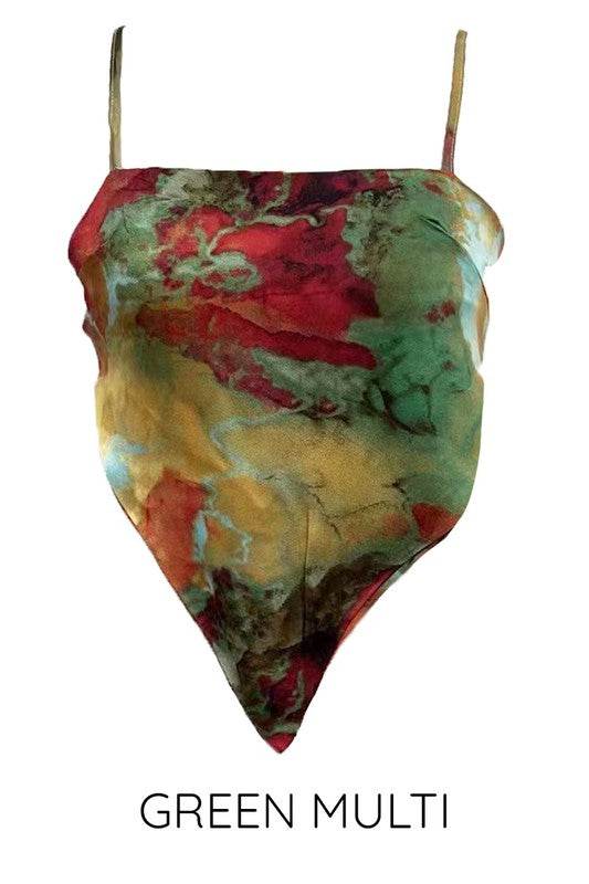 Printed satin bandana top - Shop Style & More | Fresh Looks, Everyday Deals & Free Shipping