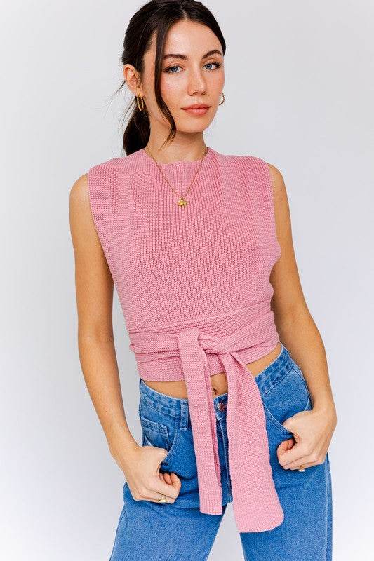 Multi-Tie/Convertible Sweater Tank - Shop Style & More | Fresh Looks, Everyday Deals & Free Shipping