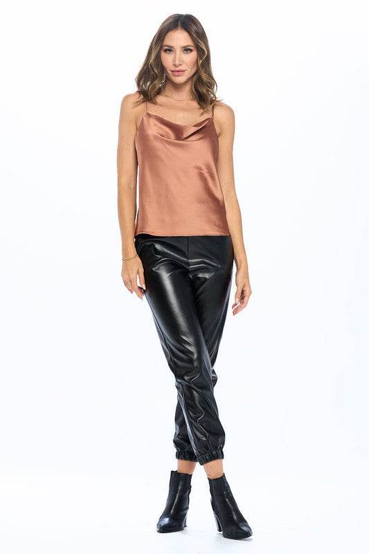 Made in USA Silky Satin Print Tank Top - Shop Style & More | Fresh Looks, Everyday Deals & Free Shipping
