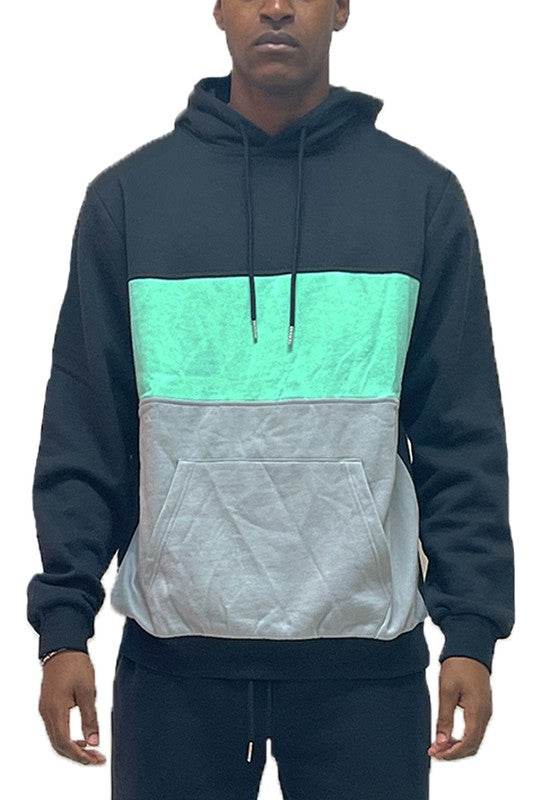 COLOR BLOCK PULLOVER HOODIE - Shop Style & More | Fresh Looks, Everyday Deals & Free Shipping