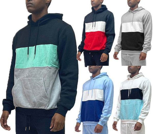 COLOR BLOCK PULLOVER HOODIE - Shop Style & More | Fresh Looks, Everyday Deals & Free Shipping