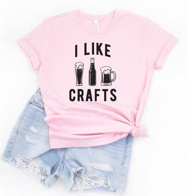 I Like Crafts Beer Crew Neck Softstyle Tee - Shop Style & More | Fresh Looks, Everyday Deals & Free Shipping