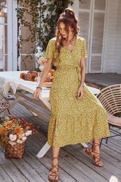 Floral Ruffle Dress - Shop Style & More | Fresh Looks, Everyday Deals & Free Shipping