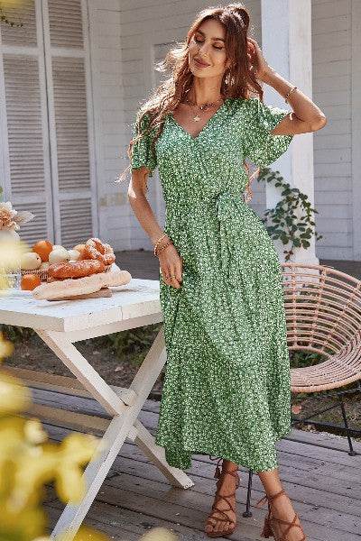Floral Ruffle Dress - Shop Style & More | Fresh Looks, Everyday Deals & Free Shipping