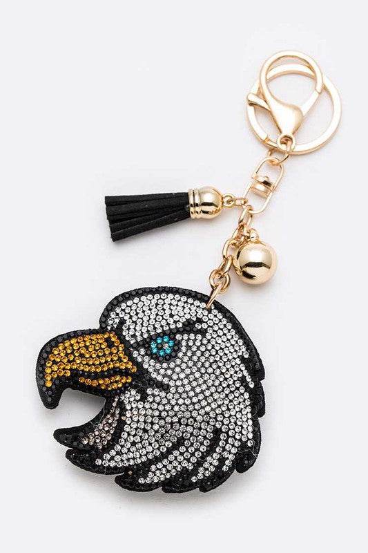 Rhinestone Eagle Pillow Key Chain - Shop Style & More | Fresh Looks, Everyday Deals & Free Shipping