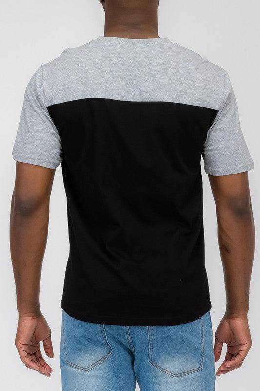 COLOR BLOCK SHORT SLEEVE TSHIRT - Shop Style & More | Fresh Looks, Everyday Deals & Free Shipping