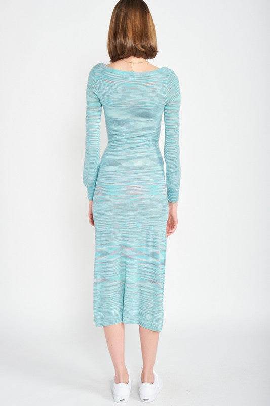 SCOOP NECK SWEATER MIDI DRESS - Shop Style & More | Fresh Looks, Everyday Deals & Free Shipping