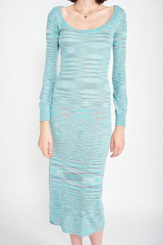 SCOOP NECK SWEATER MIDI DRESS - Shop Style & More | Fresh Looks, Everyday Deals & Free Shipping
