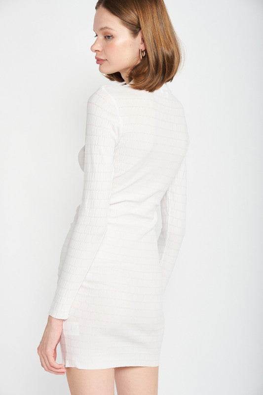 BODYCON COLLARED MIN DRESS - Shop Style & More | Fresh Looks, Everyday Deals & Free Shipping