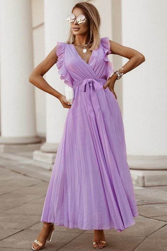 Ruffle Tie Detail Dress - Shop Style & More | Fresh Looks, Everyday Deals & Free Shipping