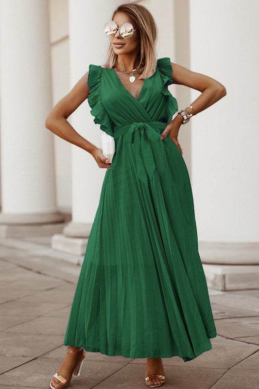 Ruffle Tie Detail Dress - Shop Style & More | Fresh Looks, Everyday Deals & Free Shipping