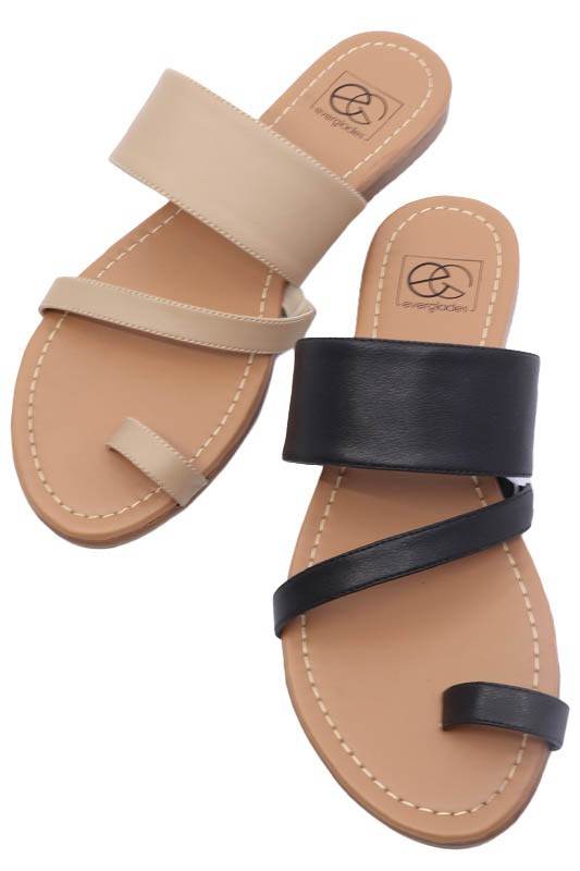 Toe ring Slide Sandal - Shop Style & More | Fresh Looks, Everyday Deals & Free Shipping