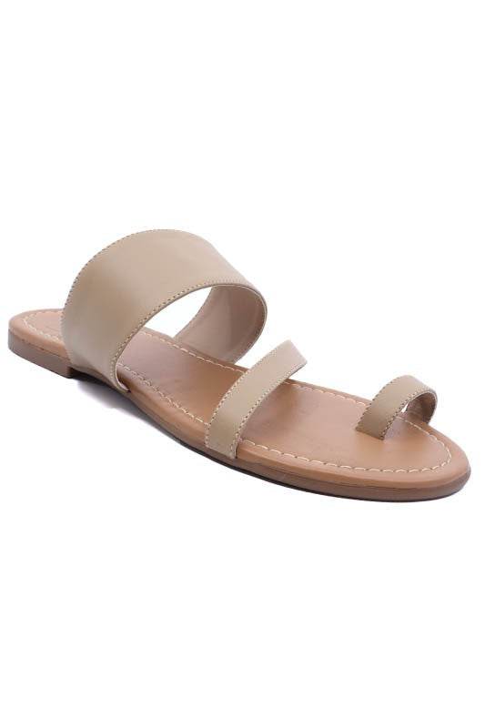 Toe ring Slide Sandal - Shop Style & More | Fresh Looks, Everyday Deals & Free Shipping