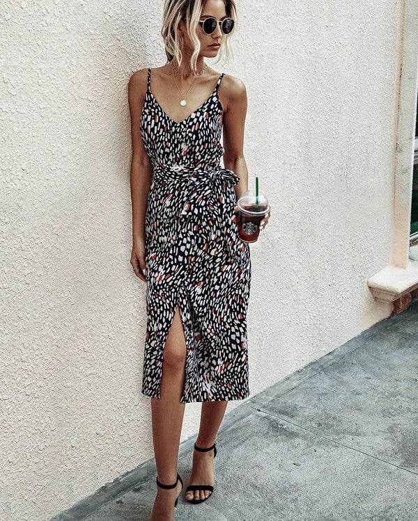 Spaghetti Strap Wrap Dress - Shop Style & More | Fresh Looks, Everyday Deals & Free Shipping