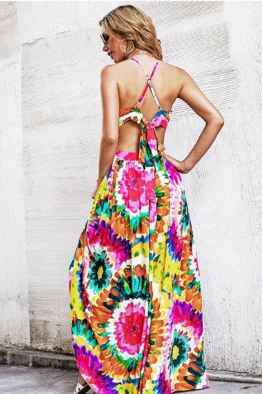 Maxi Dress with Back Tie Detail - Shop Style & More | Fresh Looks, Everyday Deals & Free Shipping