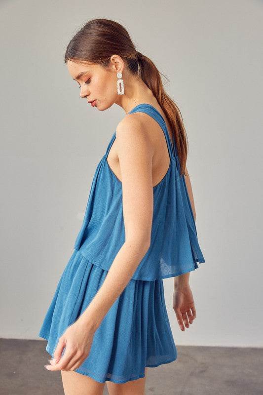 Shirring Detail Romper - Shop Style & More | Fresh Looks, Everyday Deals & Free Shipping