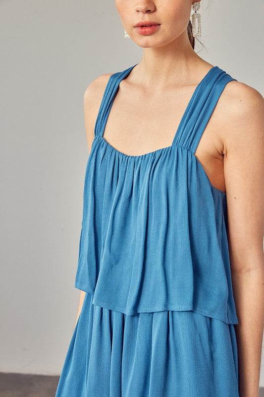Shirring Detail Romper - Shop Style & More | Fresh Looks, Everyday Deals & Free Shipping