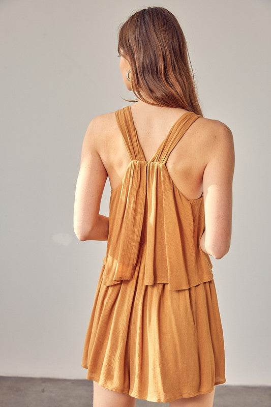 Shirring Detail Romper - Shop Style & More | Fresh Looks, Everyday Deals & Free Shipping