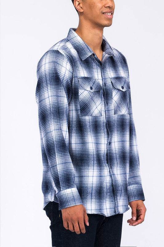 Regular Fit Checker Plaid Flannel Long Sleeve - Shop Style & More | Fresh Looks, Everyday Deals & Free Shipping