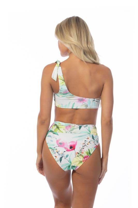 TROPICAL ONE SHOULDER BIKINI SET - Shop Style & More | Fresh Looks, Everyday Deals & Free Shipping