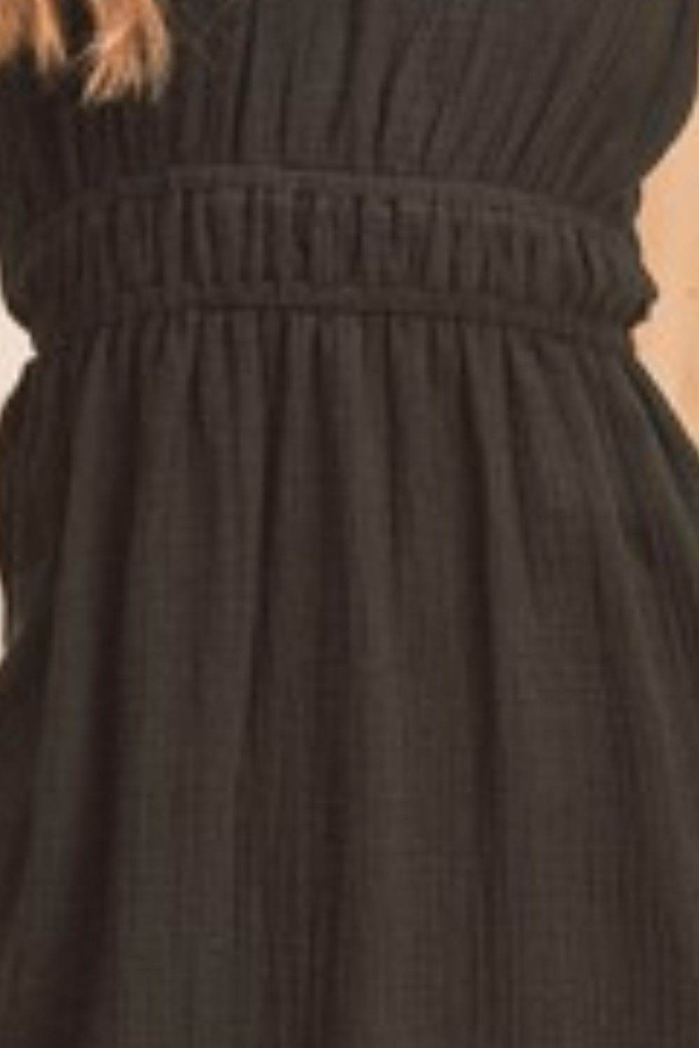 Aemi + Co Side Slit Round Neck Sleeveless Tank Dress - Shop Style & More | Fresh Looks, Everyday Deals & Free Shipping