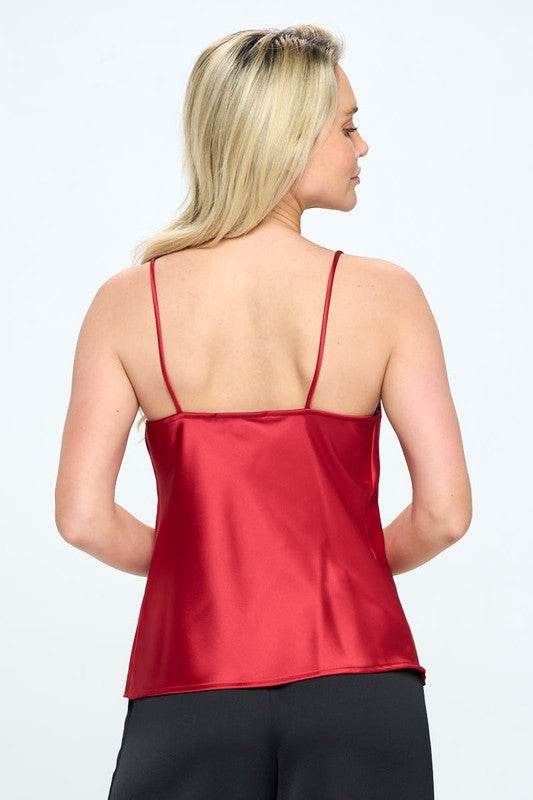 Made in USA Silky Satin Tank Top - Shop Style & More | Fresh Looks, Everyday Deals & Free Shipping
