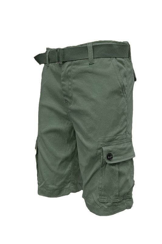 Weiv Mens Belted Cargo Shorts with Belt - Shop Style & More | Fresh Looks, Everyday Deals & Free Shipping