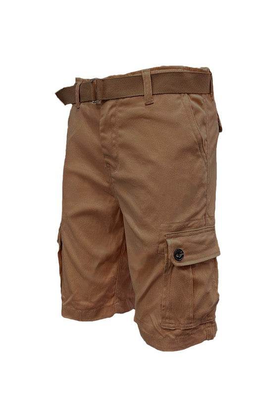 Weiv Mens Belted Cargo Shorts Pockets and Belt - Shop Style & More | Fresh Looks, Everyday Deals & Free Shipping