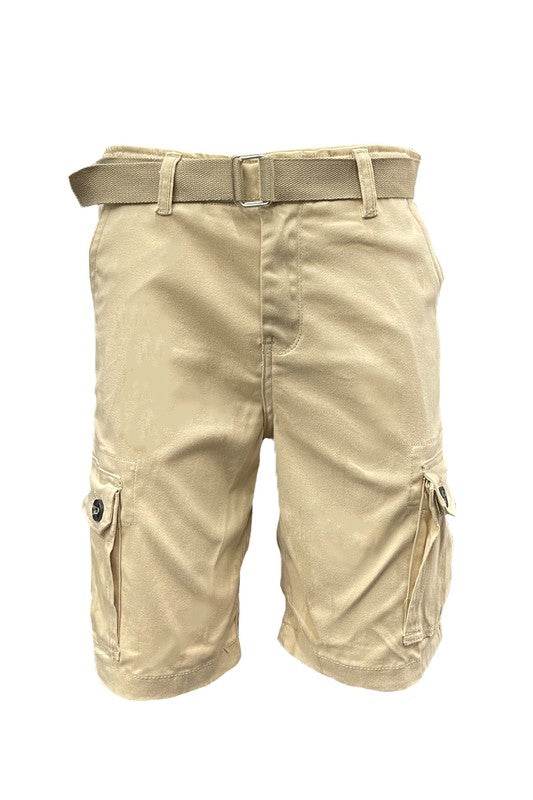 Weiv Mens Belted Cargo Shorts with Belt - Shop Style & More | Fresh Looks, Everyday Deals & Free Shipping