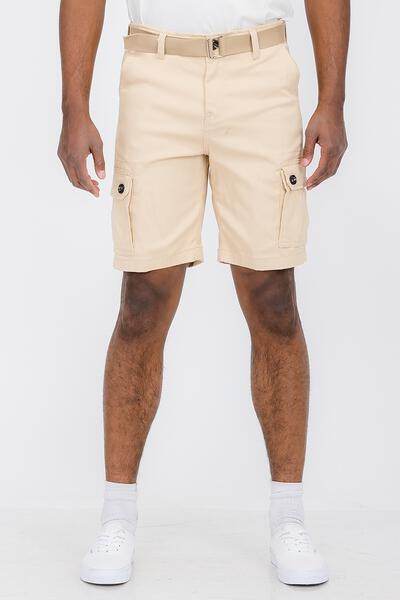 Weiv Mens Belted Cargo Shorts with Belt - Shop Style & More | Fresh Looks, Everyday Deals & Free Shipping