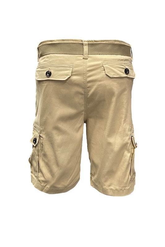 Weiv Mens Belted Cargo Shorts with Belt - Shop Style & More | Fresh Looks, Everyday Deals & Free Shipping