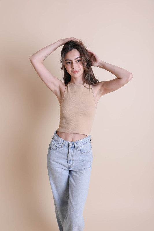 High Neck Racerback Brami Top - Shop Style & More | Fresh Looks, Everyday Deals & Free Shipping