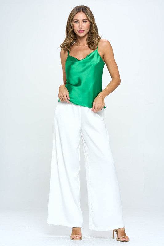 Made in USA Silky Satin Tank Top - Shop Style & More | Fresh Looks, Everyday Deals & Free Shipping