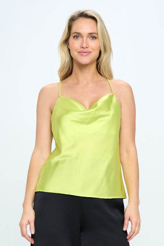 Made in USA Silky Satin Tank Top - Shop Style & More | Fresh Looks, Everyday Deals & Free Shipping