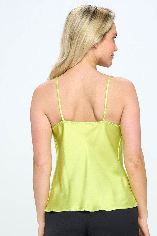 Made in USA Silky Satin Tank Top - Shop Style & More | Fresh Looks, Everyday Deals & Free Shipping