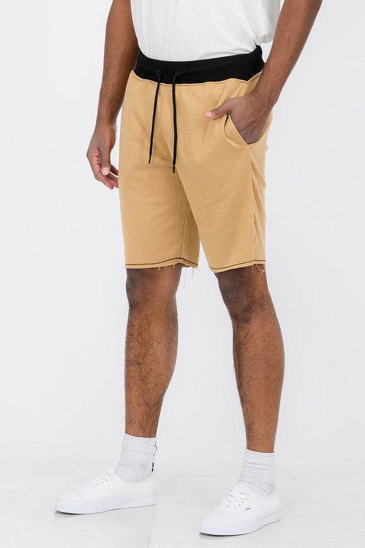 Weiv Raw Cut Sweat Shorts - Shop Style & More | Fresh Looks, Everyday Deals & Free Shipping