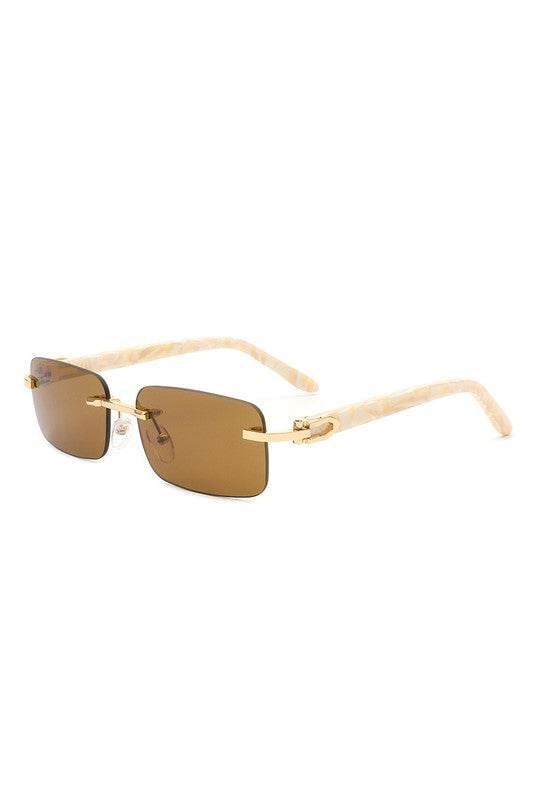 Rimless Rectangle Retro Tinted Fashion Sunglasses - Shop Style & More | Fresh Looks, Everyday Deals & Free Shipping