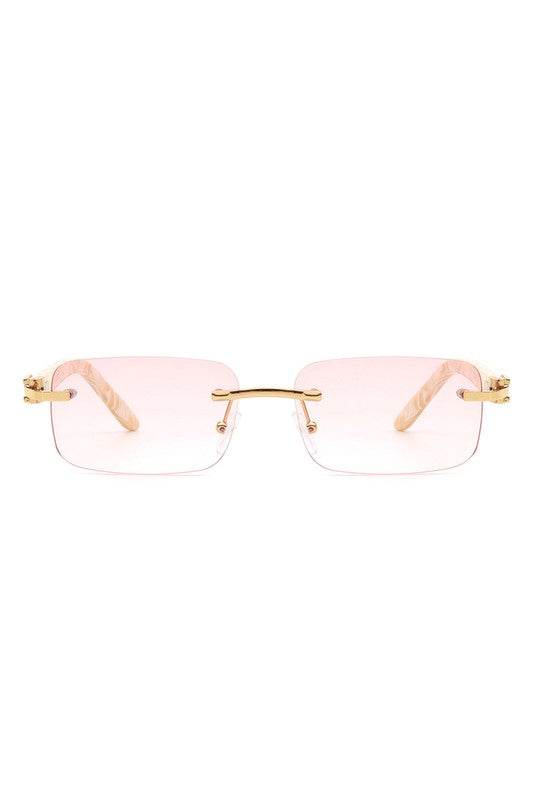 Rimless Rectangle Retro Tinted Fashion Sunglasses - Shop Style & More | Fresh Looks, Everyday Deals & Free Shipping