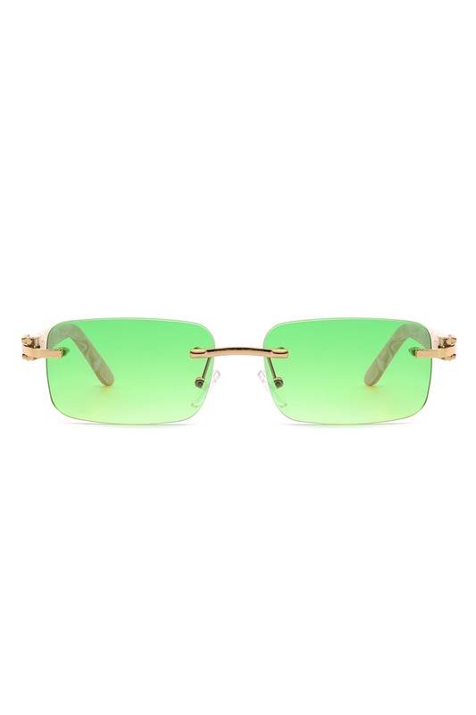 Rimless Rectangle Retro Tinted Fashion Sunglasses - Shop Style & More | Fresh Looks, Everyday Deals & Free Shipping