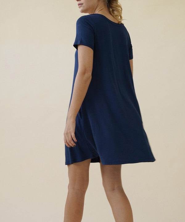 BAMBOO CLASSIC SHORT SLV DRESS - Shop Style & More | Fresh Looks, Everyday Deals & Free Shipping