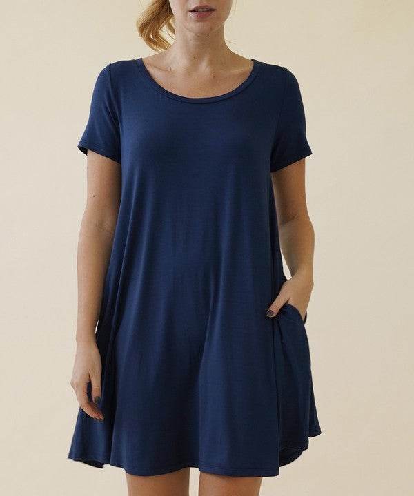 BAMBOO CLASSIC SHORT SLV DRESS - Shop Style & More | Fresh Looks, Everyday Deals & Free Shipping