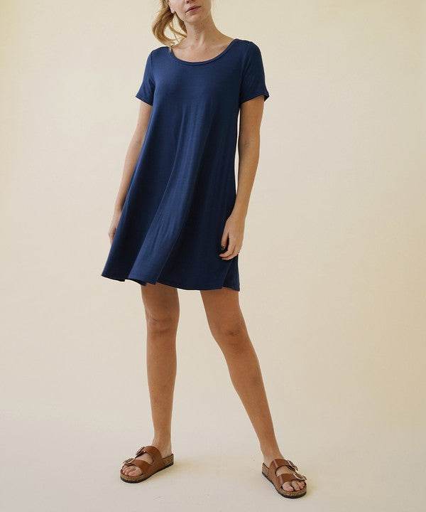 BAMBOO CLASSIC SHORT SLV DRESS - Shop Style & More | Fresh Looks, Everyday Deals & Free Shipping